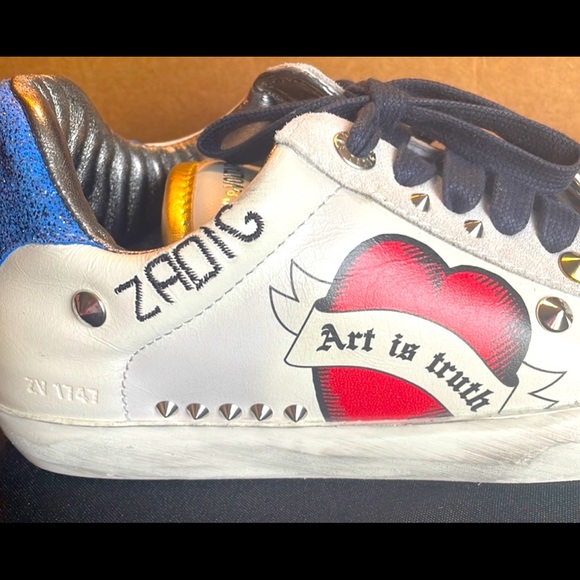 Zadig & Voltaire sneakers- Size 38-New - Picture 2 of 4